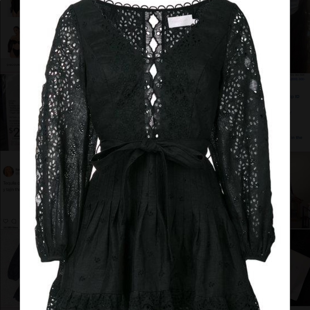 Traded💞! Zimmermann sz 1 eyelet ruffle sundress - Picture 4 of 8